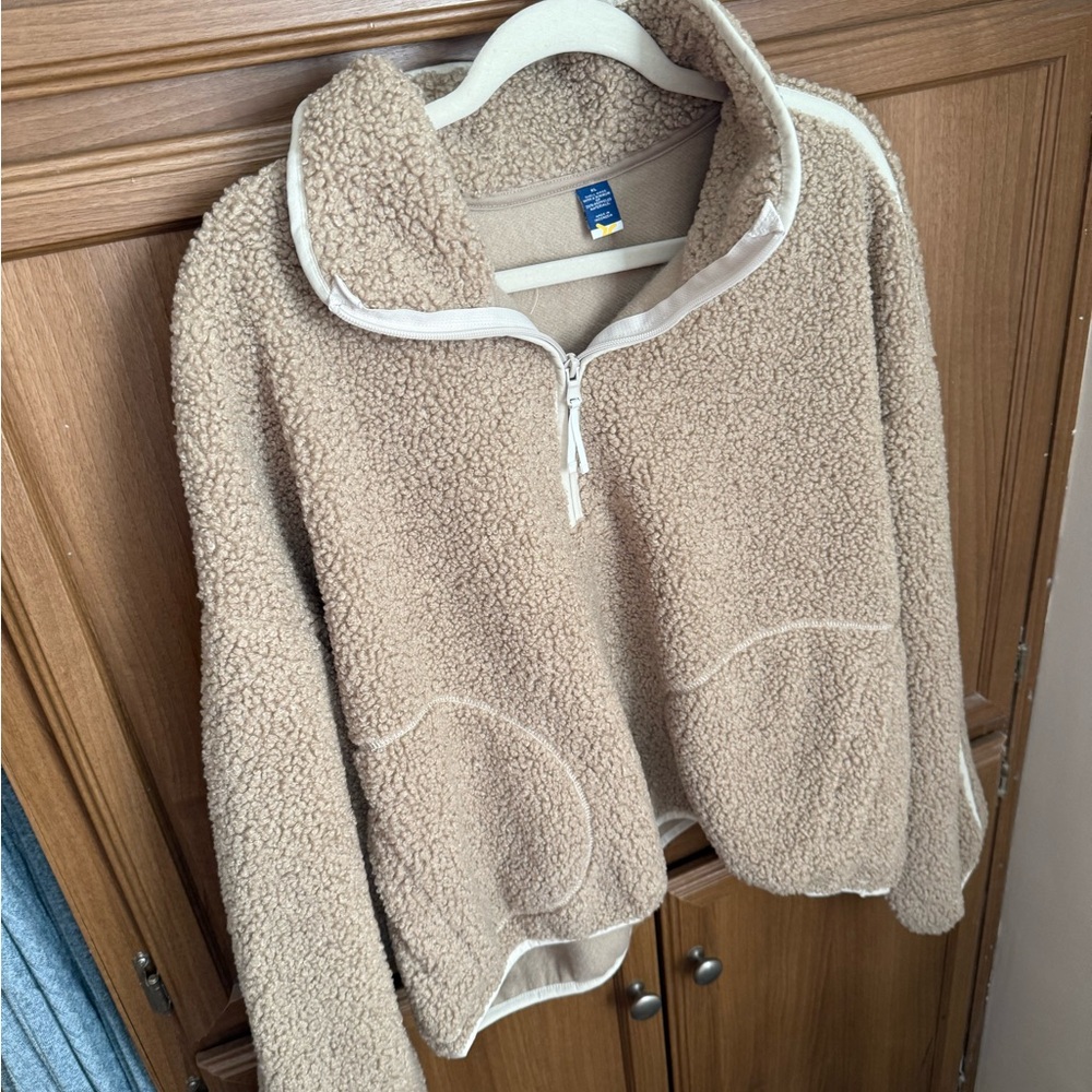 Old Navy Tan Teddy Jacket